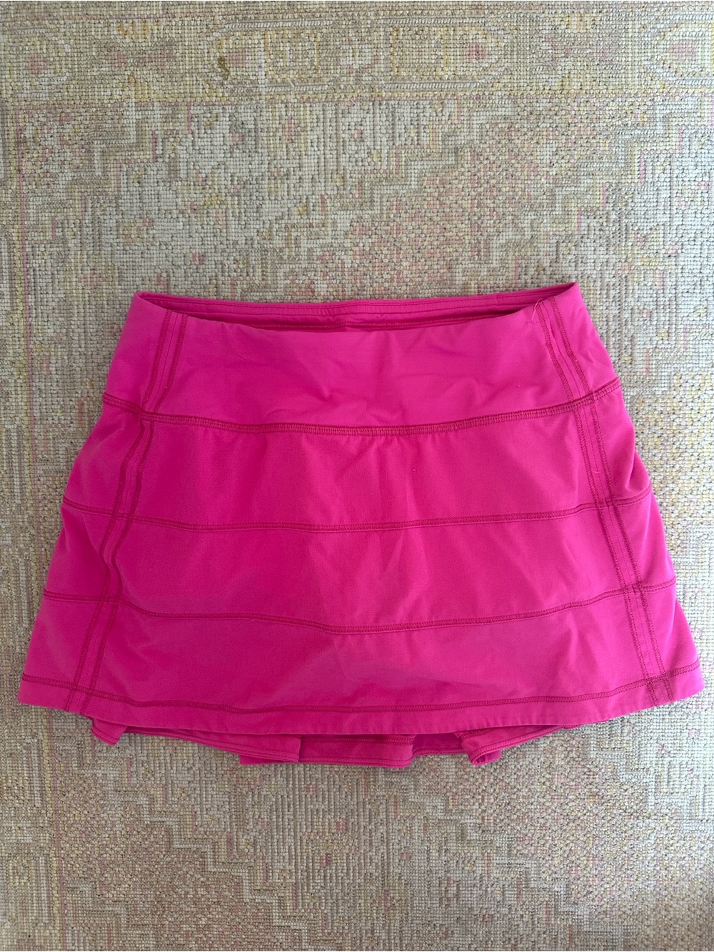 Lululemon Pace Rival Mid-Rise Skirt in Sonic Pink